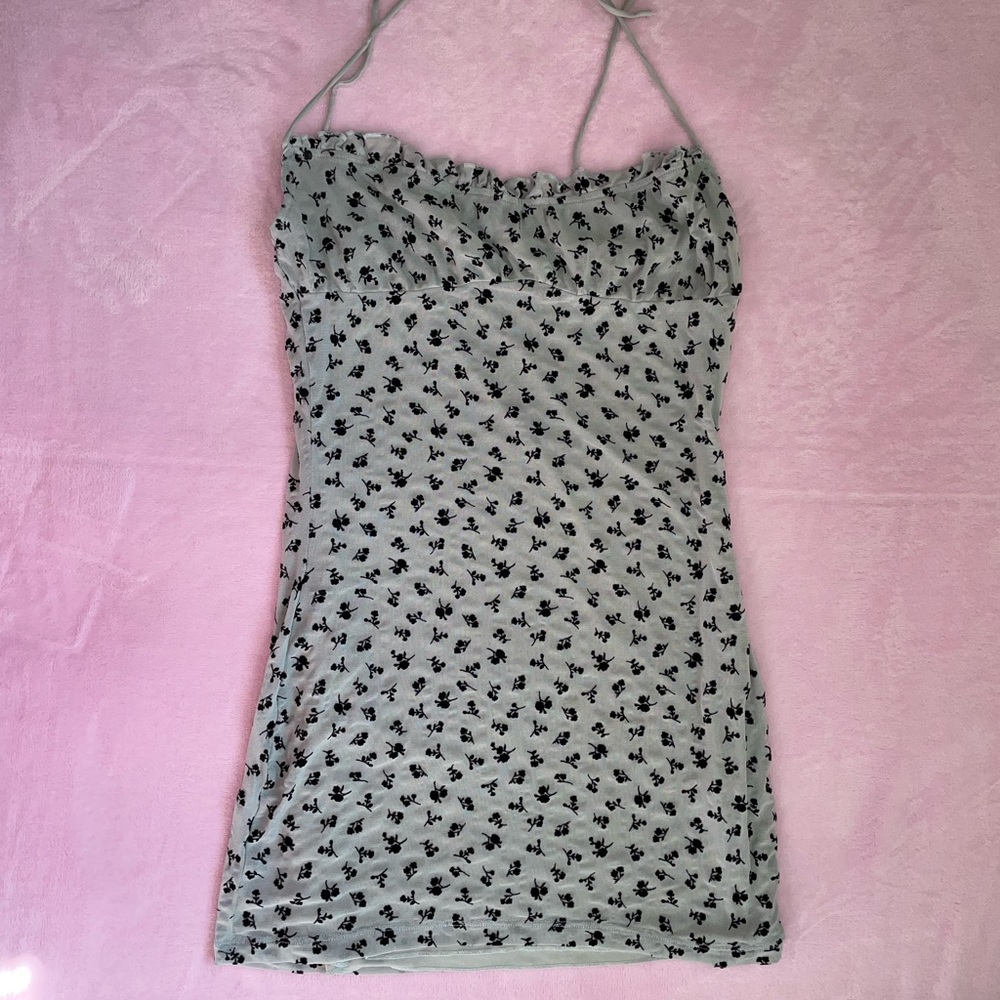 Mesh Floral Dress